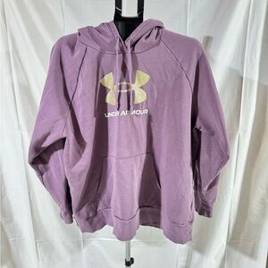 Under Armour Lavender Hoodie with Gold Logo